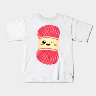 Kawaii Knitting | Kawaii Thread Kids T-Shirt